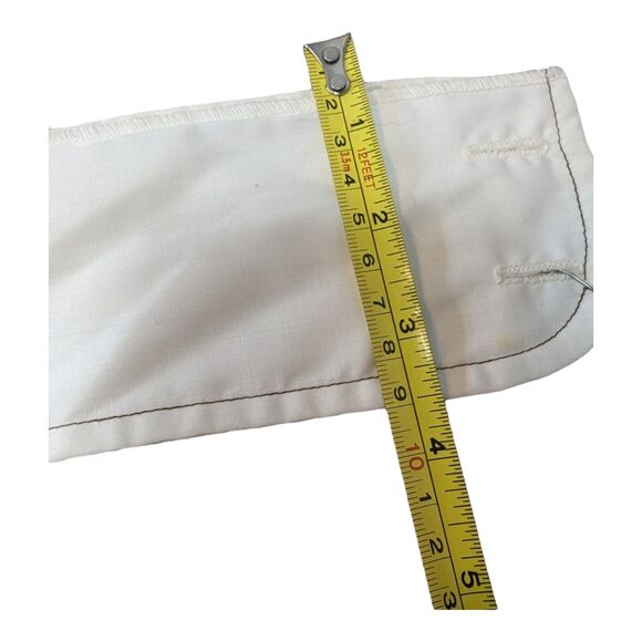 Vintage Ship'n Shore Dickie Collar & Wrist Cuffs Giraffes Flowers Brown & Cream - Picture 10 of 15